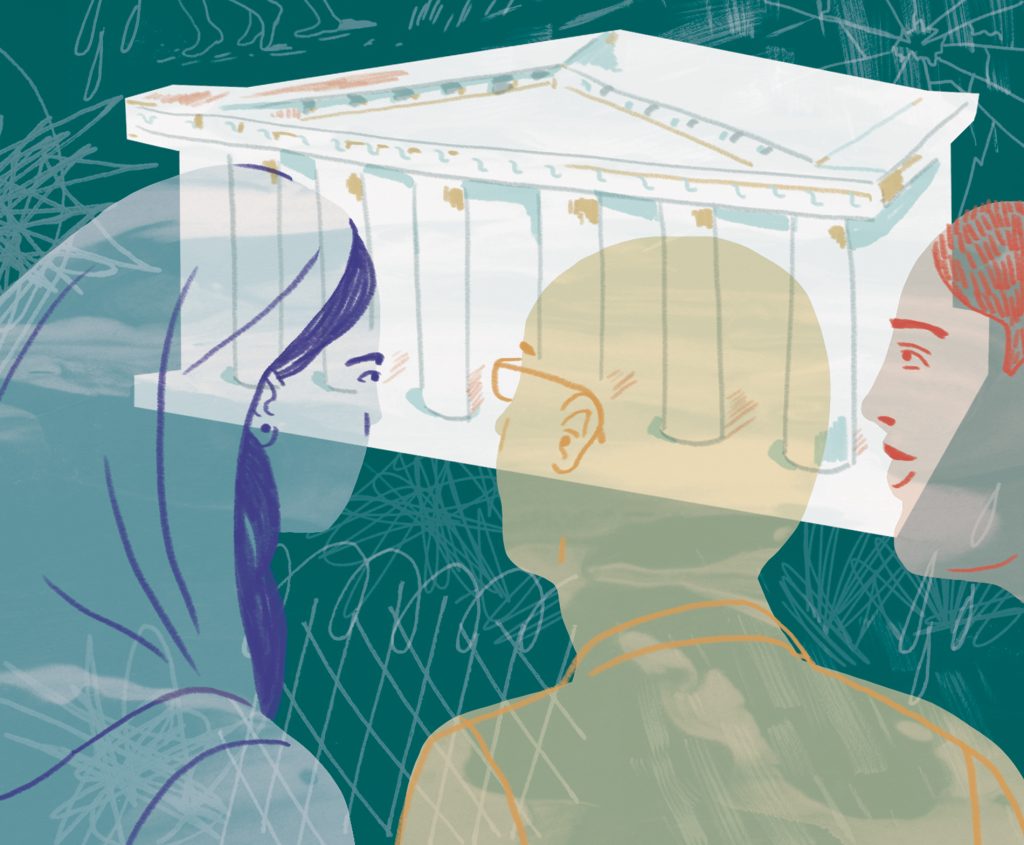 Safe school illustration
